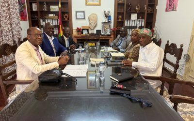 Reunião  da  PDG com o Sr. Embaixador da Guiné-Bissau em Portugal, Eng. Artur Silva.